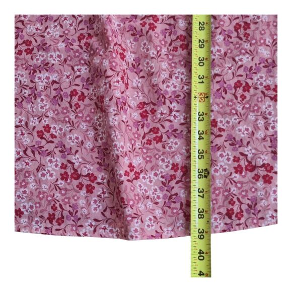 Terra & Sky Button Front Dress 100% Cotton Pockets Magic Garden/Soft Mimosa 2X - Picture 10 of 12